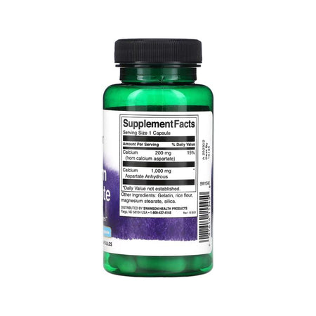 Calcium Aspartate, 200mg Elemental Calcium - 60 caps