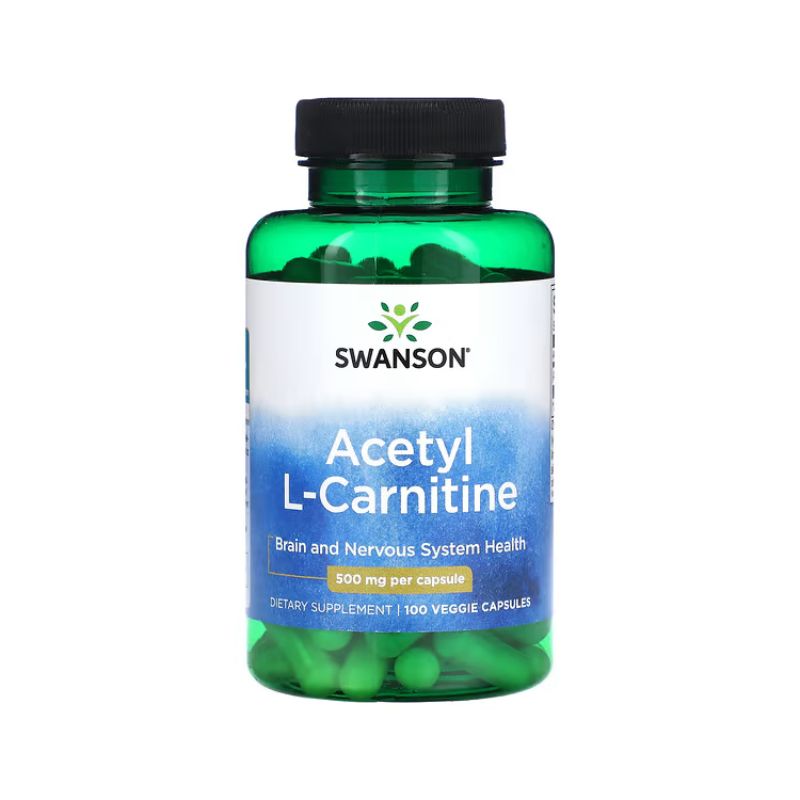 Acetyl L-Carnitine, 500mg - 100 vcaps