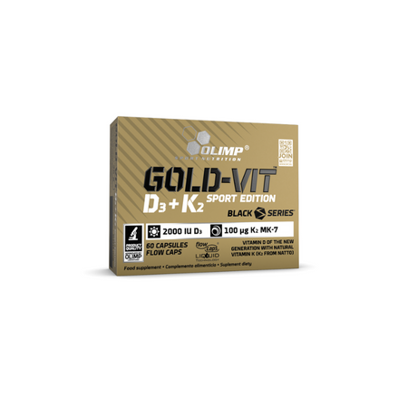 Gold Vit D3 + K2 Sport Edition - 60 caps - Olimp Nutrition