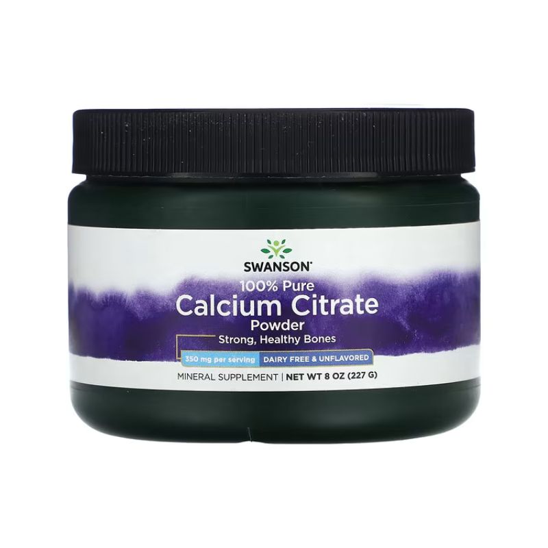 Calcium Citrate Powder, 100% Pure and Dairy-Free - 227 grams