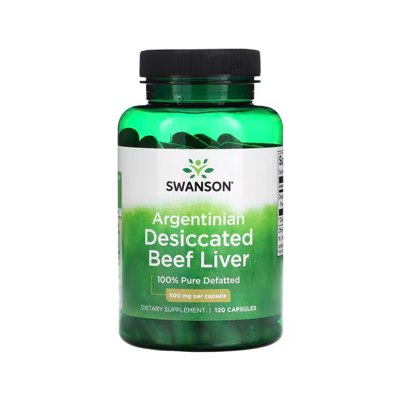 Argentinian Desiccated Beef Liver, 500mg - 120 caps