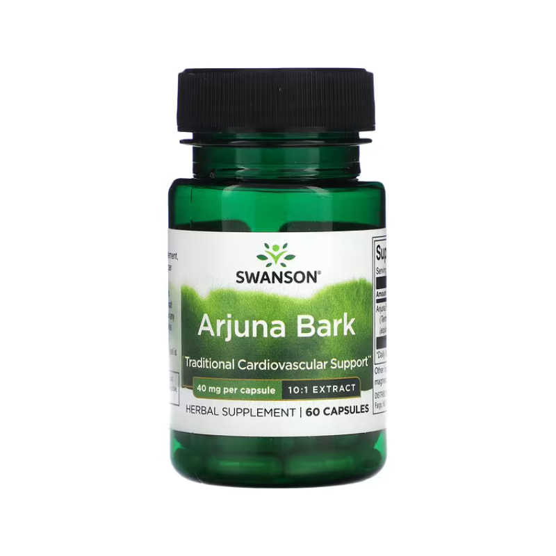 Arjuna Bark (10:1) Extract, 40mg - 60 caps