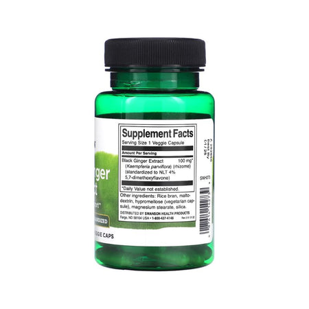 Black Ginger Extract, 100mg - 30 vcaps