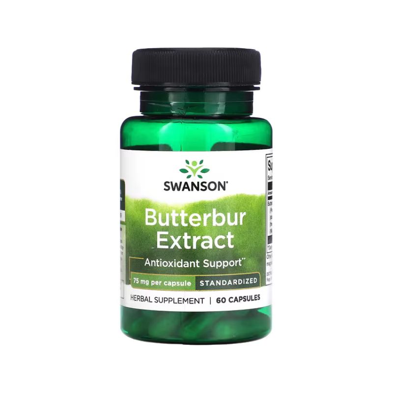 Butterbur Extract, 75mg - 60 caps