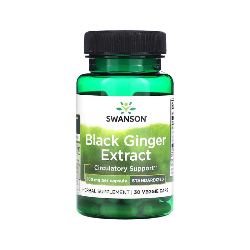 Black Ginger Extract, 100mg - 30 vcaps