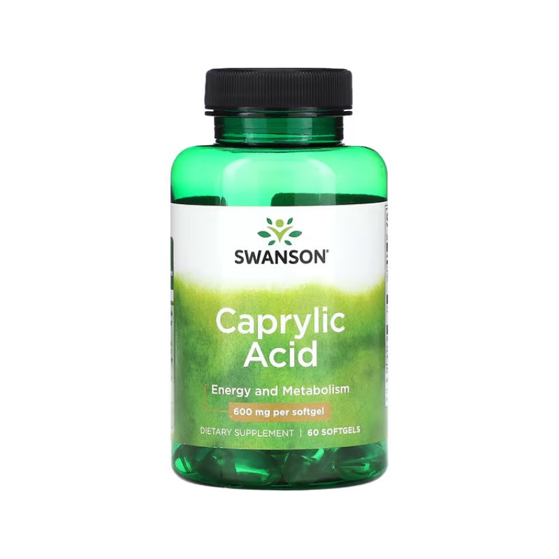 Caprylic Acid, 600mg - 60 softgels