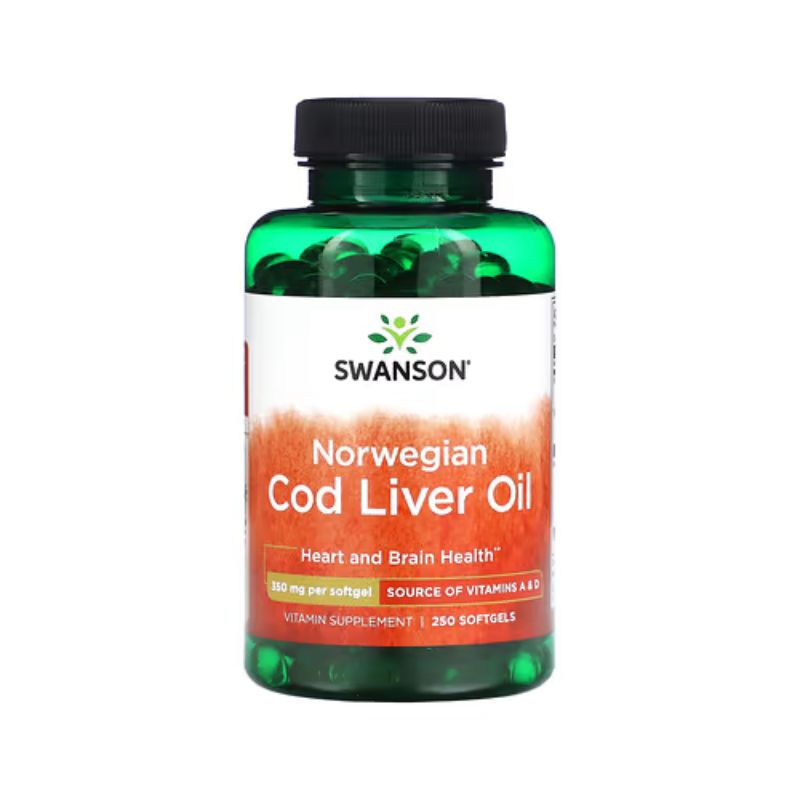 Cod Liver Oil, 350mg - 250 softgels