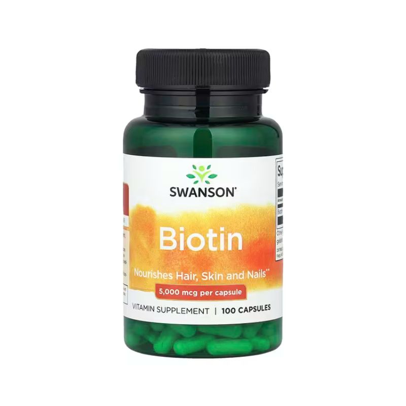 Biotin, 5000mcg - 100 caps