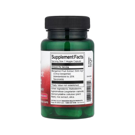 Bergamot Extract, 500mg - 30 vcaps