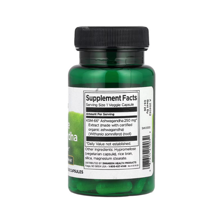 Ashwagandha Ultimate KSM-66, 250mg - 60 vcaps