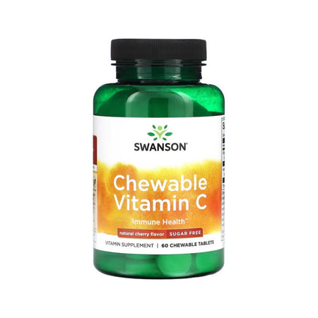 Chewable Vitamin C, Natural Cherry Flavour - 60 chewable tabs