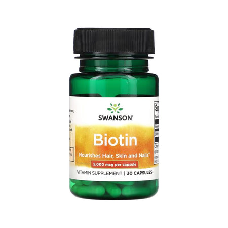 Biotin, 5000mcg - 30 caps