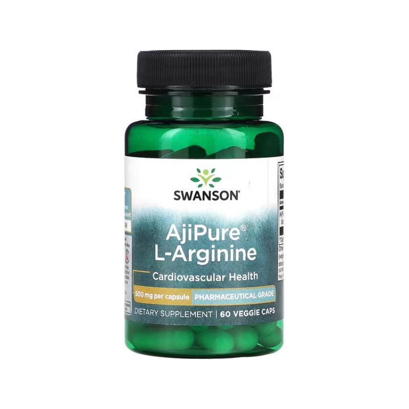 AjiPure L-Arginine, 500mg - 60 vcaps