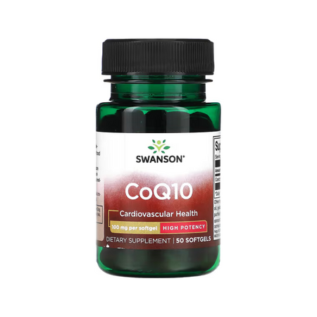 CoQ10, 100mg - 50 softgels