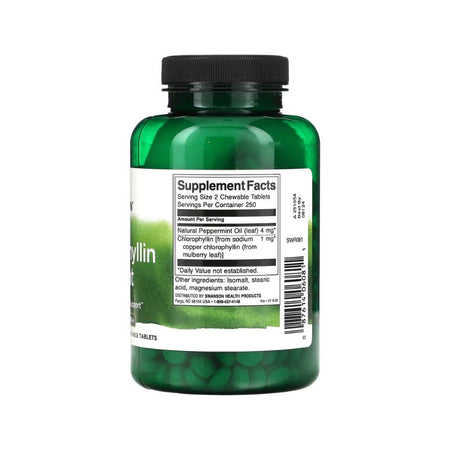 Chlorophyllin & Mint - 500 chewable tablets