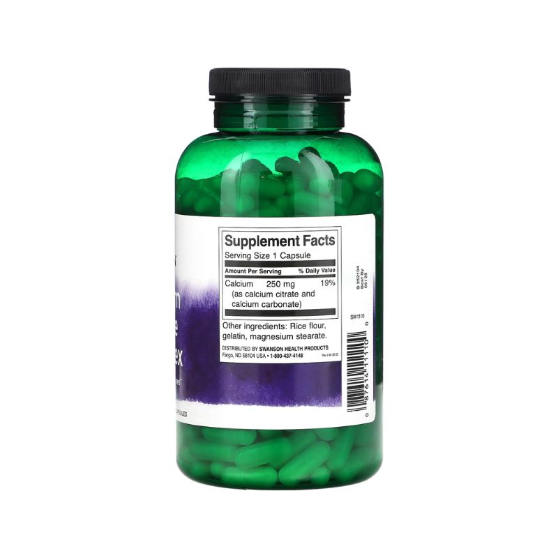 Calcium Citrate Complex, 250mg - 300 caps