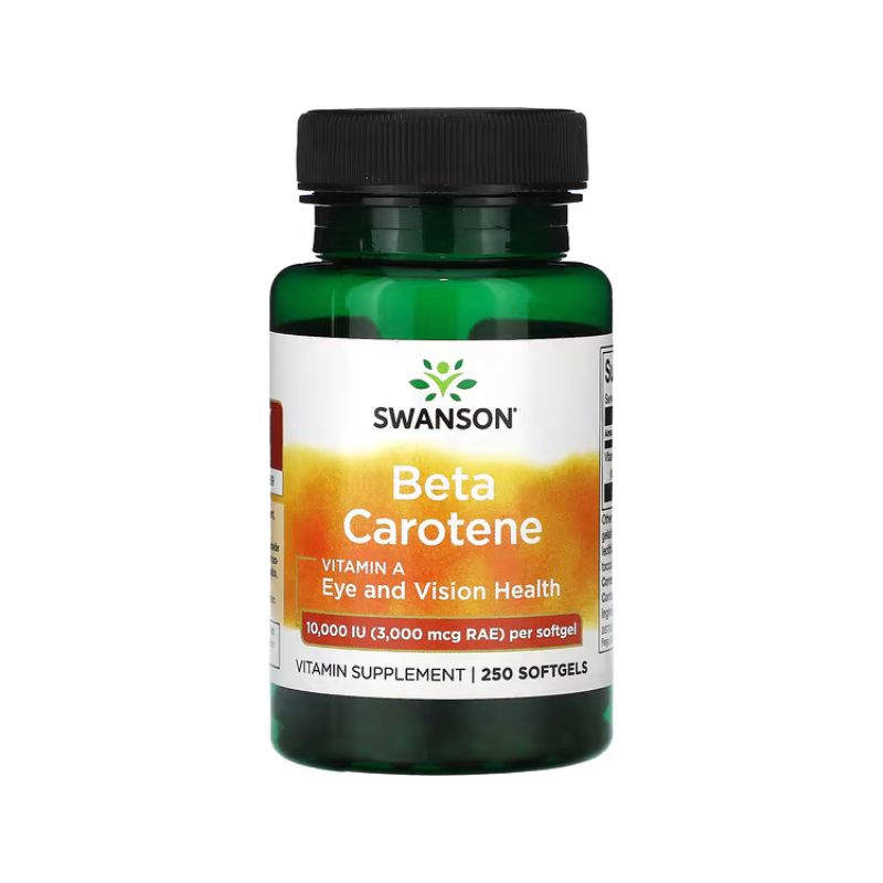 Beta-Carotene (Vitamin A), 10 000 IU - 250 softgels