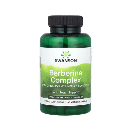 Berberine Complex with Cinnamon, Gymnema & Fenugreek - 90 vcaps