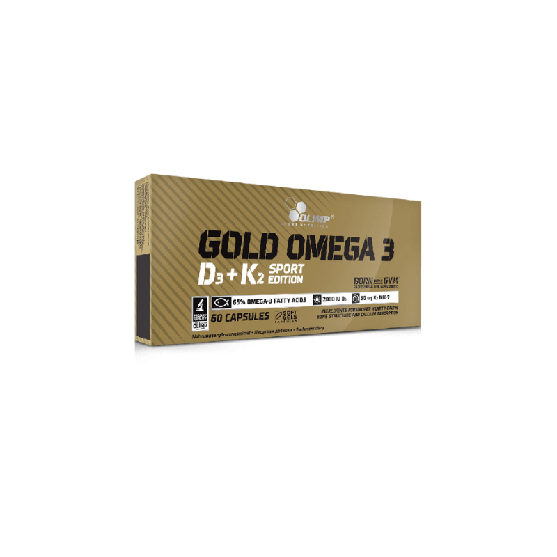 Gold Omega 3 D3 + K2 Sport Edition - 60 caps -Olimp Nutrition &nbsp;