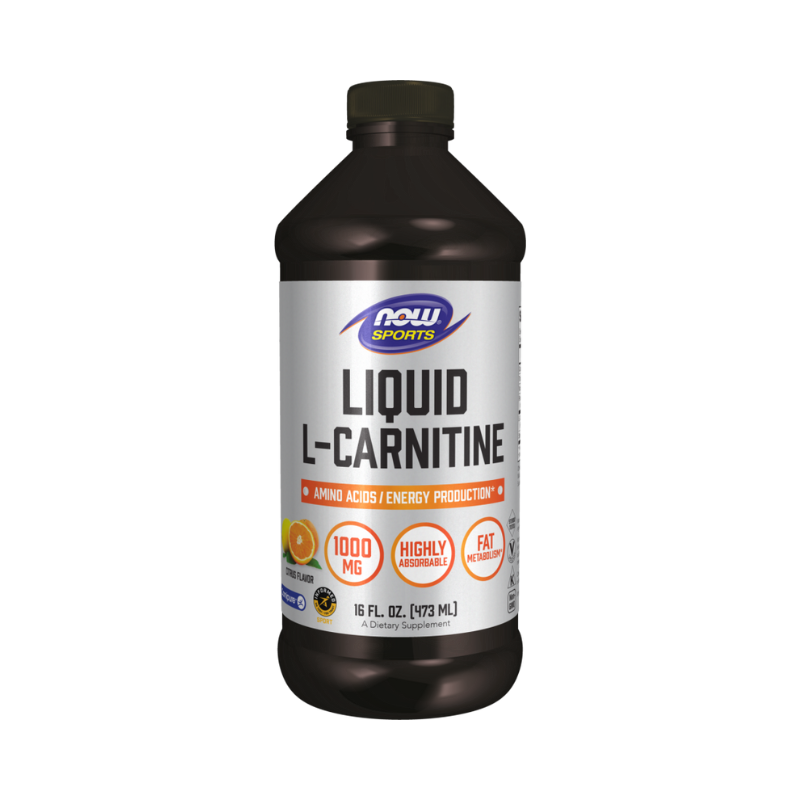 L-Carnitine Liquid, 1000mg Citrus Flavor - 473 ml.