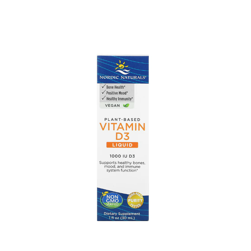 Vitamin D3 Vegan, 1000 IU 30 ml - Nordic Naturals