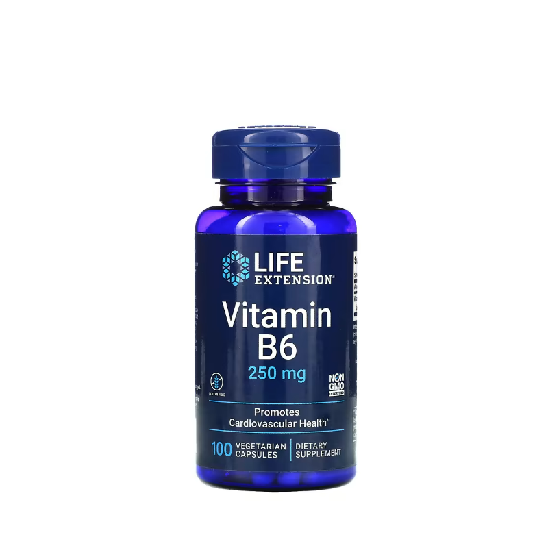 Vitamin B6, 250mg 100 vcaps - Life Extension
