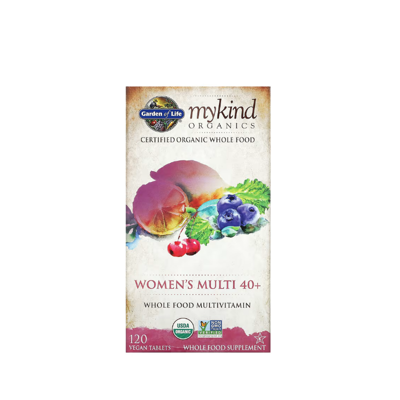 Mykind Organics Women's Multi 40+ 120 vegan tabs - Garden Of Life