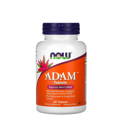 ADAM Multi-Vitamin for Men 60 tablets NOW Foods