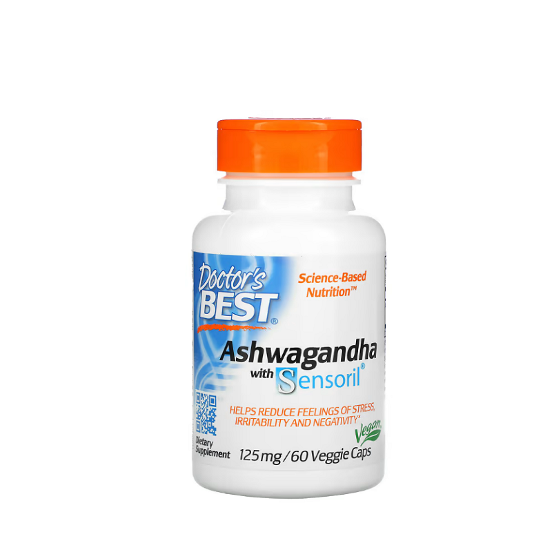 Ashwagandha with Sensoril, 125mg 60 vcaps - Doctor's Best