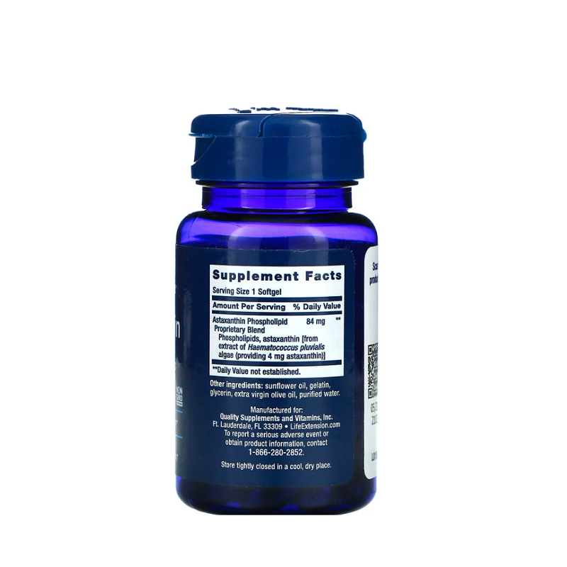 Astaxanthin with Phospholipids, 4mg 30 softgels - Doctor's Best