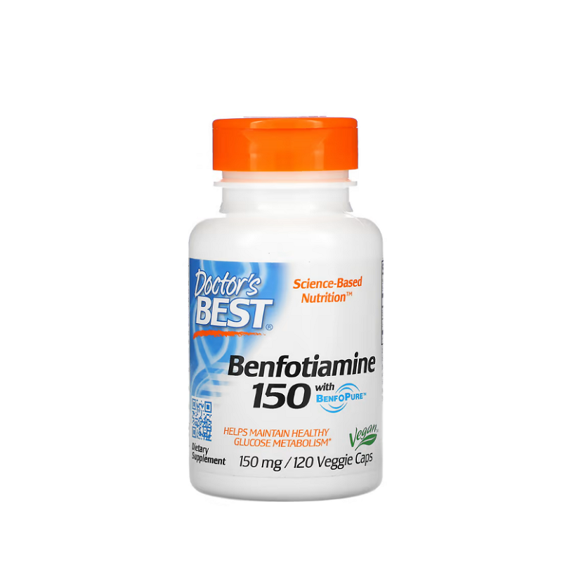 Benfotiamine with BenfoPure, 150mg 120 vcaps - Doctor's Best