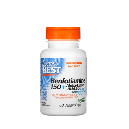 Benfotiamine 150 + Alpha-Lipoic Acid 300 60 vcaps - Doctor's Best