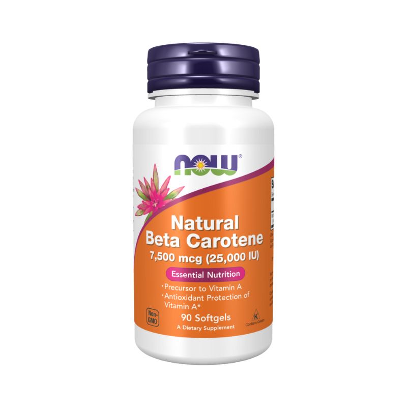 Beta Carotene Natural, 25 000 IU - 180 softgels