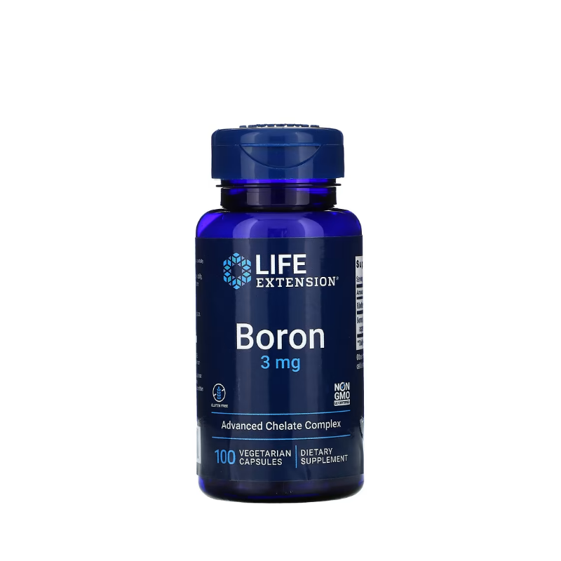 Boron, 3mg 100 vcaps -  Life Extension