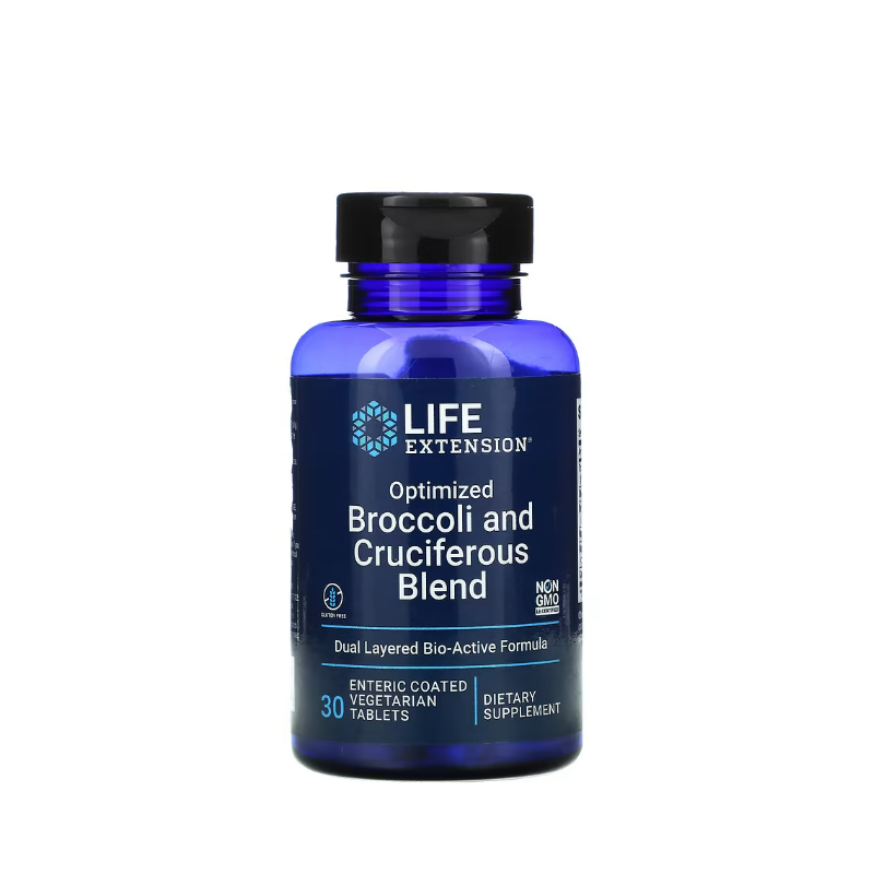 Optimized Broccoli and Cruciferous Blend 30 enteric coated tabs - Life Extension