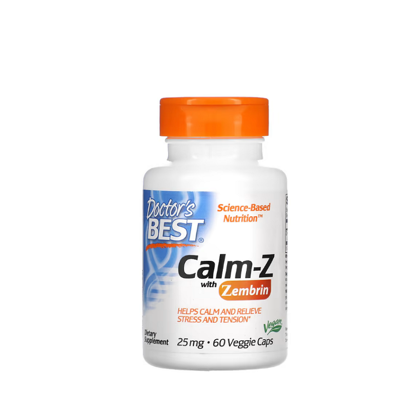 Calm with Zembrin, 25mg 60 vcaps - Doctor's Best