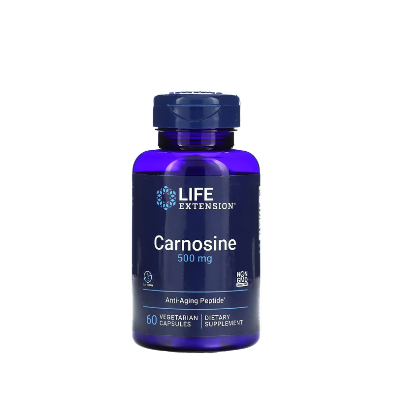 Carnosine, 500mg 60 vcaps - Life Extension