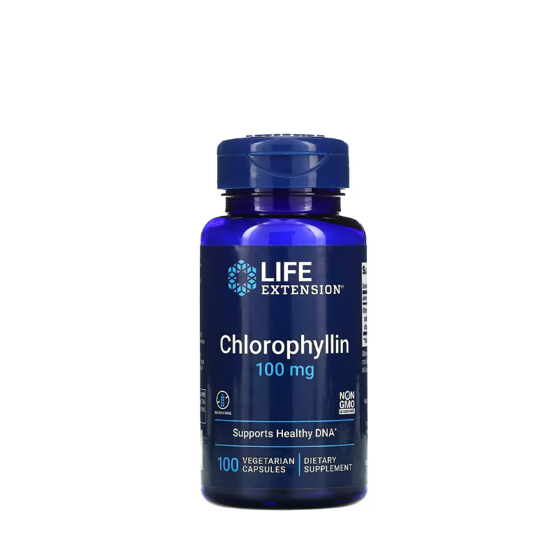Chlorophyllin, 100mg 100 vcaps - Life Extension