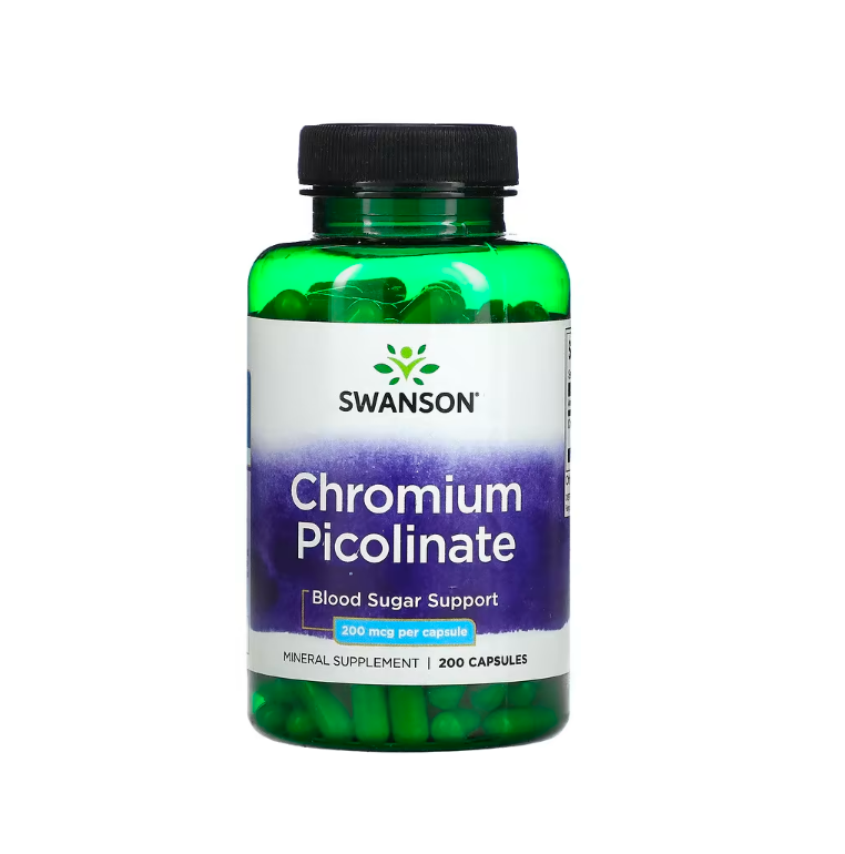 Chromium Picolinate 200mcg 200 caps Swanson
