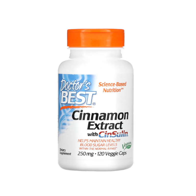 Cinnamon Extract with CinSulin, 250mg 120 vcaps - Doctor's Best