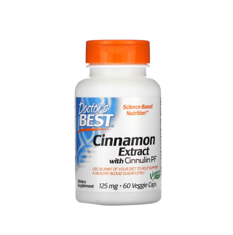 Cinnamon Extract with CinnulinPF, 125mg 60 vcaps - Doctor's Best