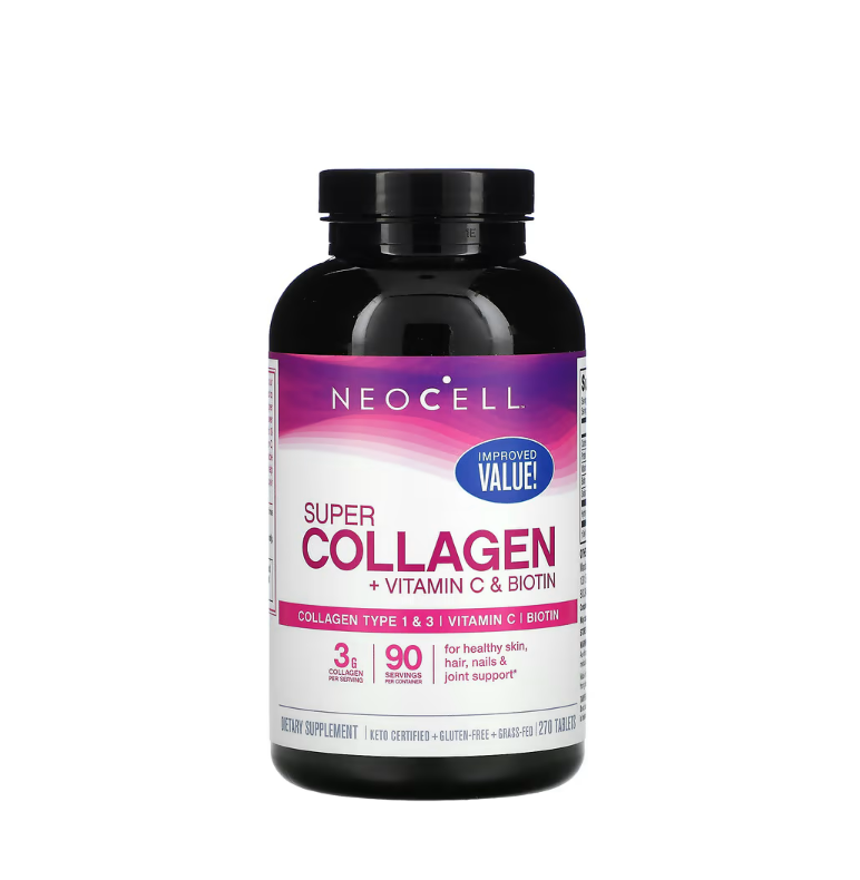 Super Collagen + Vitamin C & Biotin 270 tablets Neocell