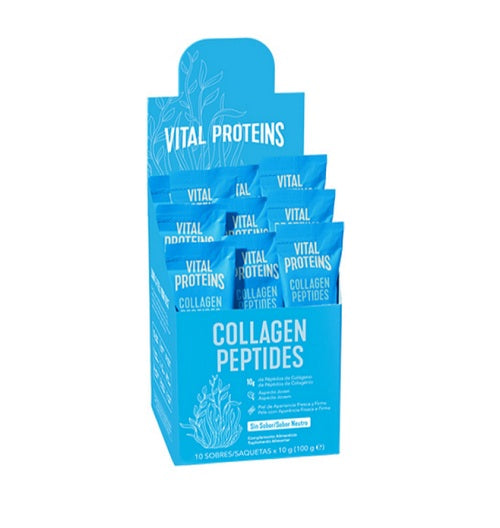 Collagen Peptides, Unflavored - 10 x 10g Vital Proteins
