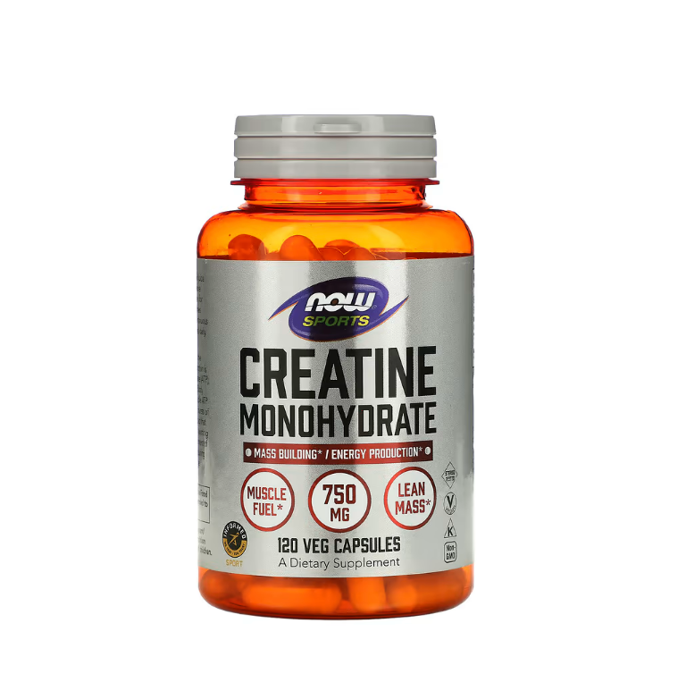 Creatine Monohydrate, 750mg 120 vcaps Now Foods