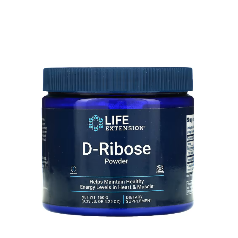 D-Ribose Powder 150 grams - Life Extension
