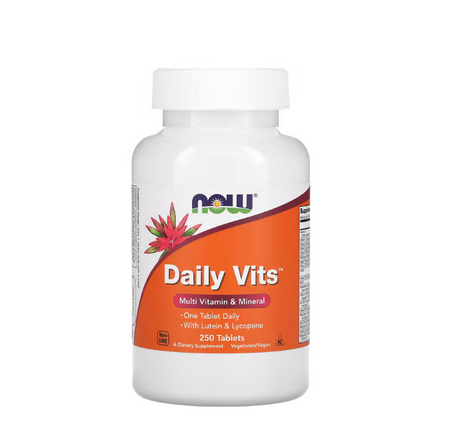 Daily Vits 250 tablets Now Fods