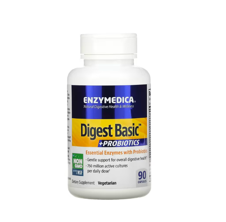 Digest Basic + Probiotics 90 caps Enzymedica