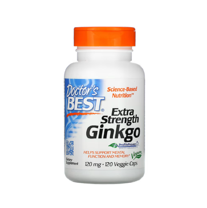 Extra Strength Ginkgo, 120mg 120 vcaps - Doctor's Best
