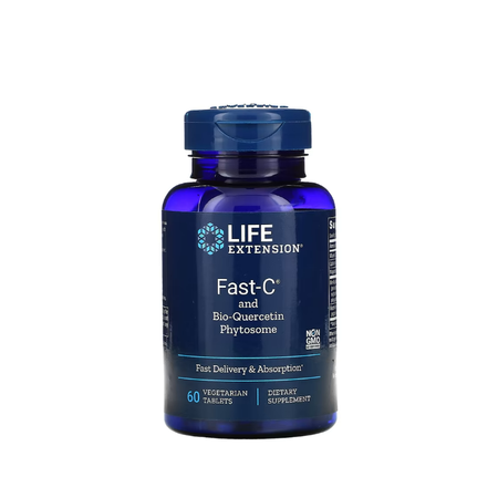 Fast-C and Bio-Quercetin Phytosome 60 vegetarian tabs - Life Extension