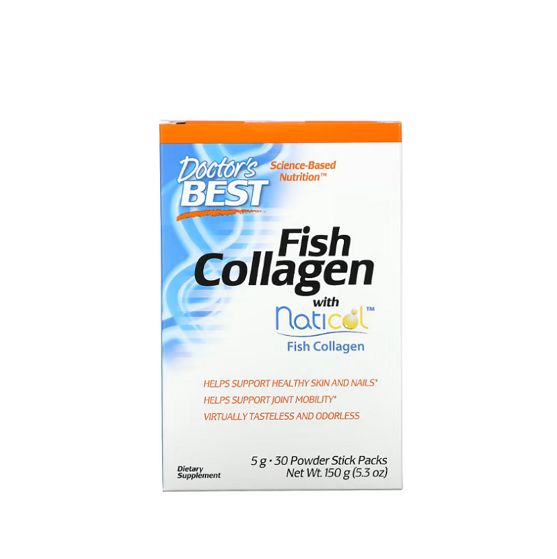 Fish Collagen with Naticol Fish Collagen 30 stick packs - Doctor's Best